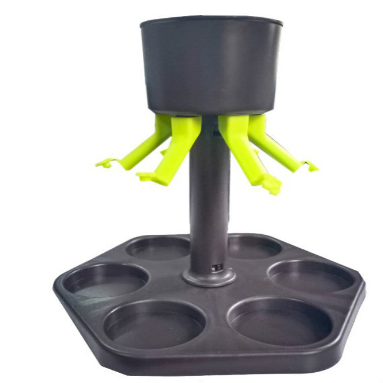 6 plastik dispenser og holder