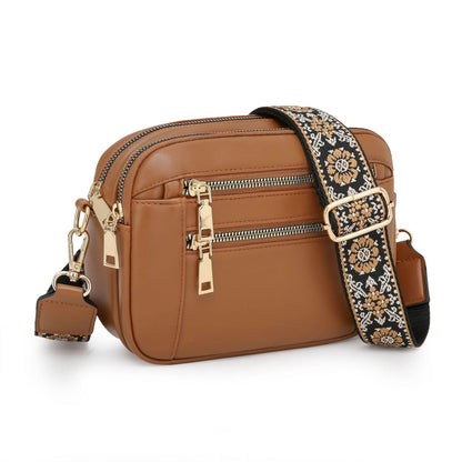 🔥Håndlavede farverige stropper Crossbody lædertasker & pung💖