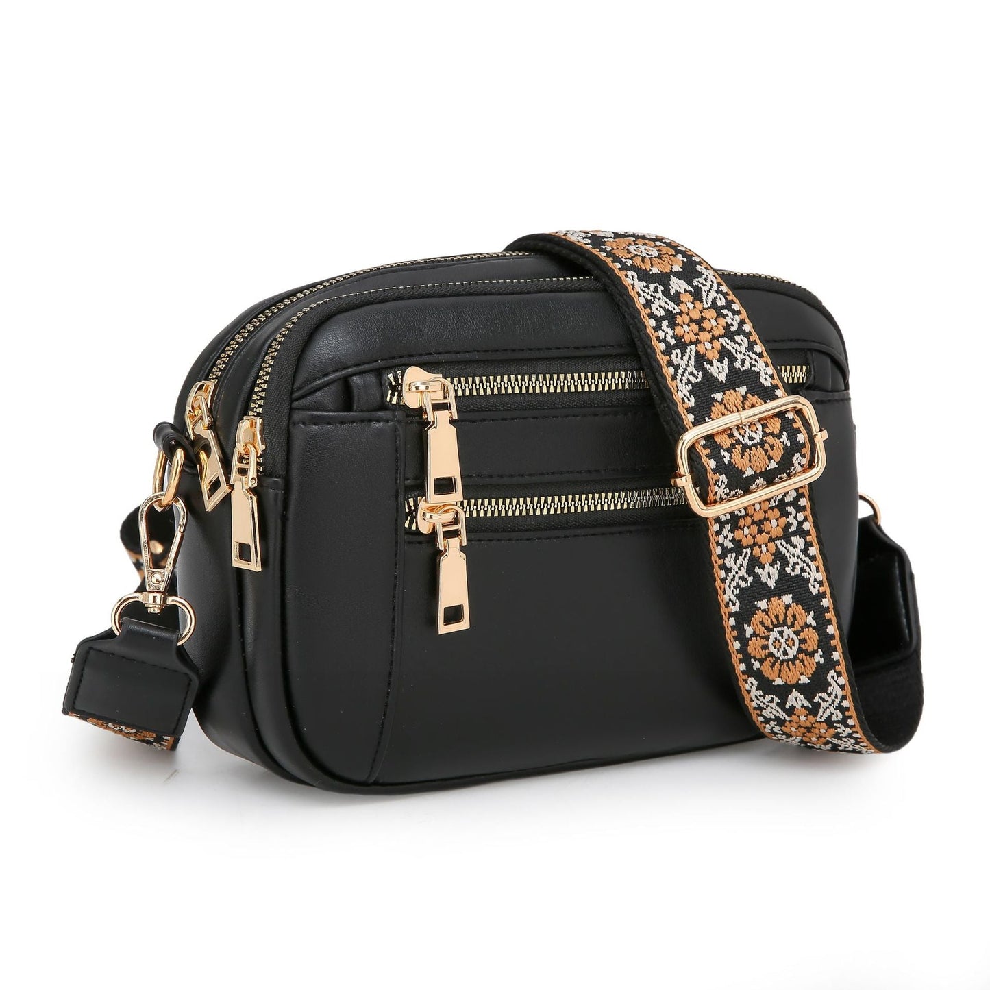 🔥Håndlavede farverige stropper Crossbody lædertasker & pung💖
