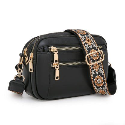 🔥Håndlavede farverige stropper Crossbody lædertasker & pung💖