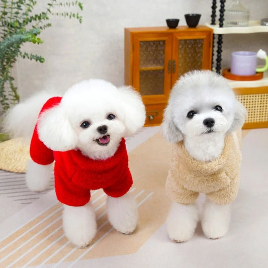 🐶Vinter-hunde-jumpsuit med lynlås i ryggen