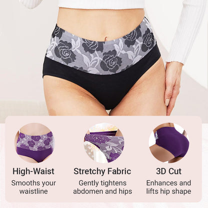 ✨ULTIMO GIORNO COMPRATE 5 E OTTENETE 5 GRATIS✨ Cotton High Waist Abdominal Slimming Hygroscopic Antibacterial Underwear