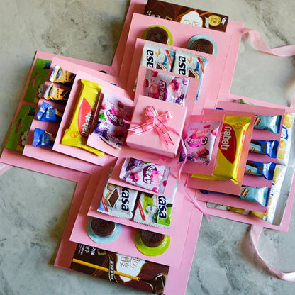 50.000+ SOLGT! 🎁✨ Overraskelses Eksplosions Gaveæske Sæt