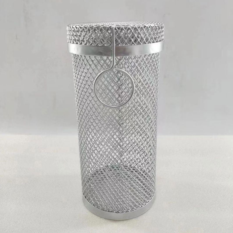 Lang cylindret rund grill