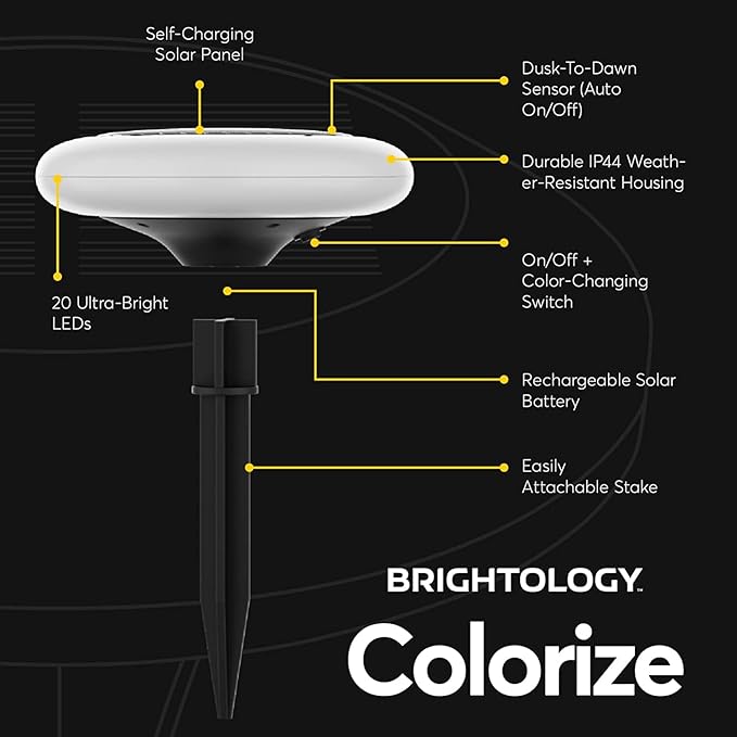 ✨Farverige Solar Farverige Solar Lights Udendørs