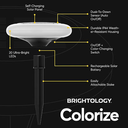 ✨Farverige Solar Farverige Solar Lights Udendørs