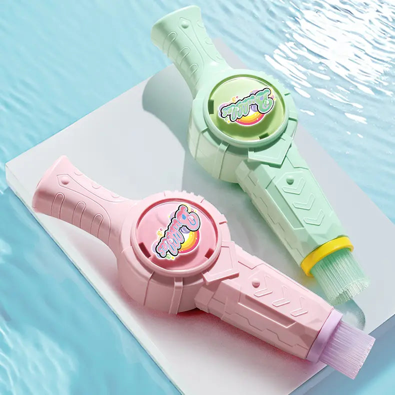 Macchina per Bolle di Nebbia per Bambini – Bacchetta Elastico-Fumo, Spada di Bolle Fumanti, Giocattolo STEM Interattivo con Luci & Musica, Divertimento Genitore-Figlio, Gioco Estivo all’Aperto, Regalo di Compleanno per Ragazzi & Ragazze