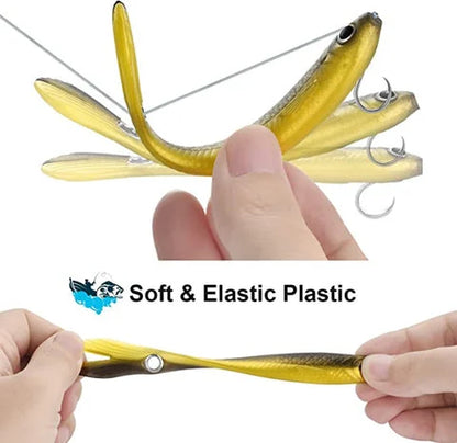 🐟 Blød plast Mock Lure (5 ST)