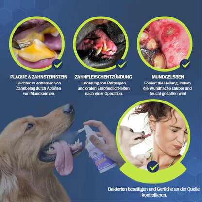 💥Tilbuddet🔥Tandrensningsspray til hunde og katte