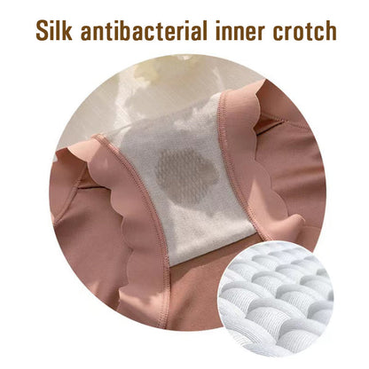 ( 🎁 2025 Nytår varmt salg 70% rabat🎁) Betal1 Få 2 (3pack) Premium Satin Antibakteriel Ice Silk Fugtabsorberende trusser