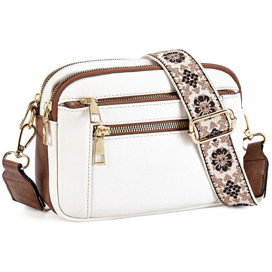 🔥Håndlavede farverige stropper Crossbody lædertasker & pung💖