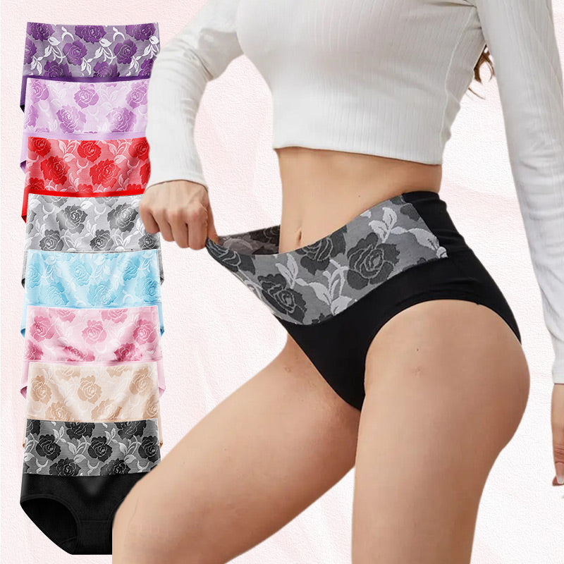 ✨ULTIMO GIORNO COMPRATE 5 E OTTENETE 5 GRATIS✨ Cotton High Waist Abdominal Slimming Hygroscopic Antibacterial Underwear