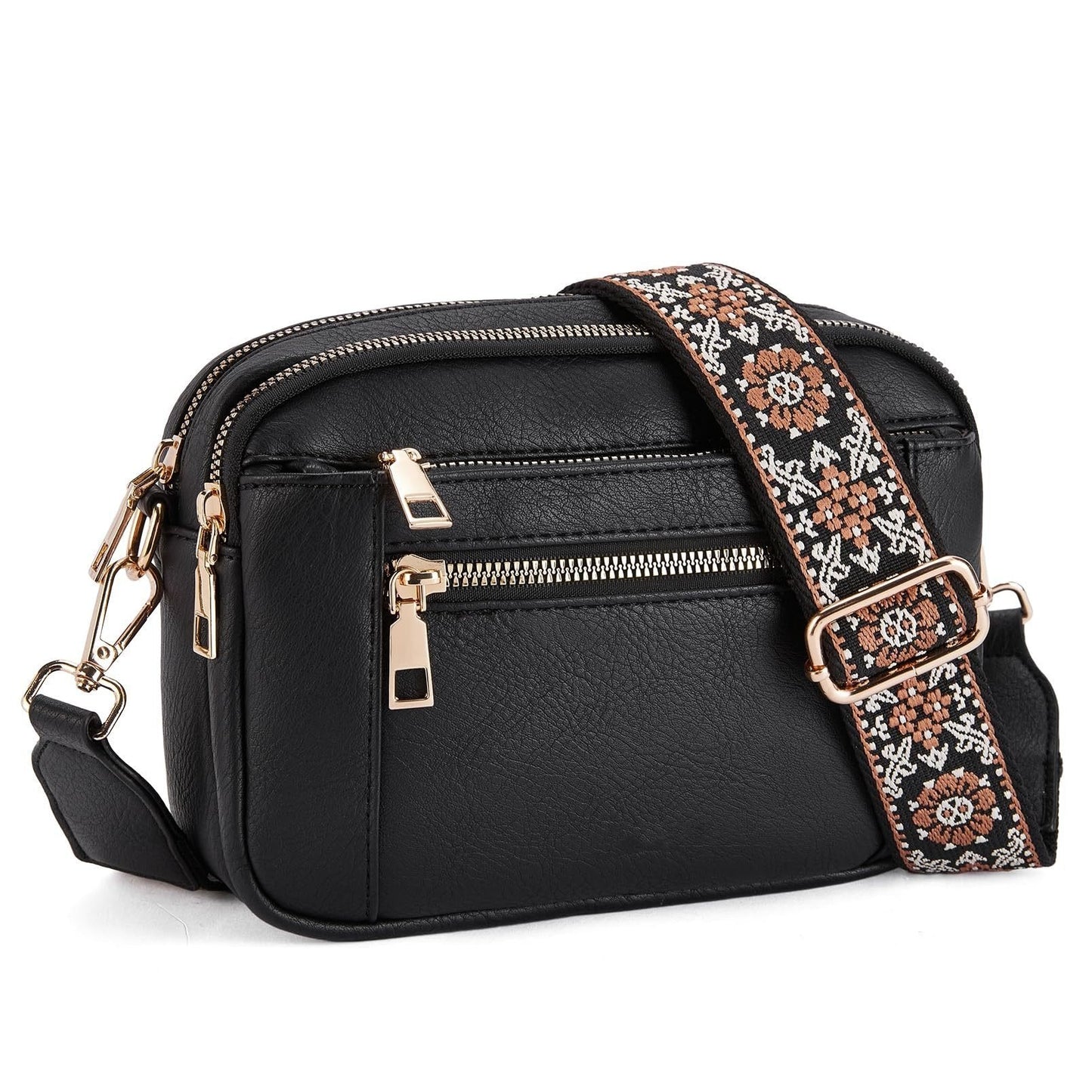 🔥Håndlavede farverige stropper Crossbody lædertasker & pung💖