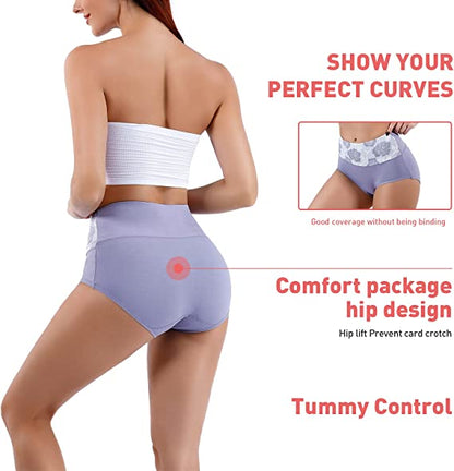 ✨ULTIMO GIORNO COMPRATE 5 E OTTENETE 5 GRATIS✨ Cotton High Waist Abdominal Slimming Hygroscopic Antibacterial Underwear