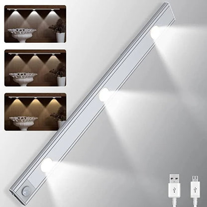 🔥SIDSTE DAG 49% RABAT💡LED BEVÆGELSESSENSOR SKABSLAMPE (USB-OPLADNING)💡