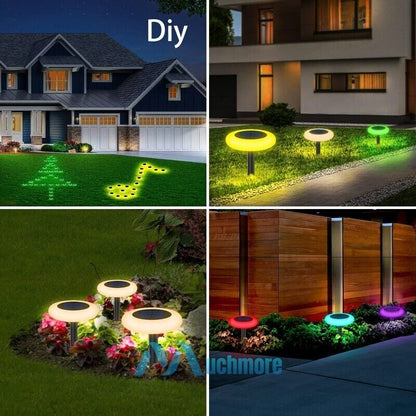 ✨Farverige Solar Farverige Solar Lights Udendørs