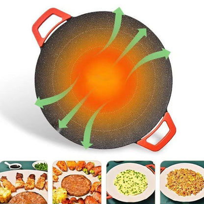 🔥GRATIS FRAGT🔥🥳Indendørs non-stick elektrisk grillpande