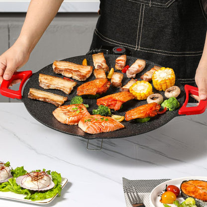 🔥GRATIS FRAGT🔥🥳Indendørs non-stick elektrisk grillpande