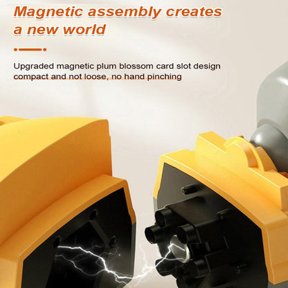 🔥GRATIS FRAGT🔥 Magnetisk Transform Engineering Car Samlet Legetøj