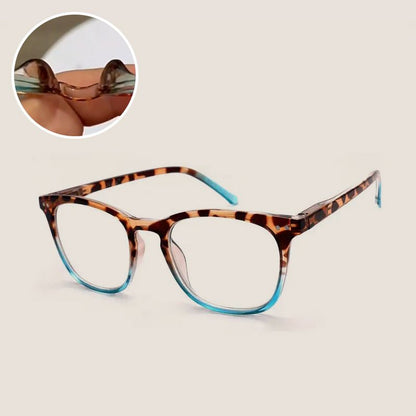 Sexede læsebriller med leopardprint til kvinder Anti-Blue Light Gradient