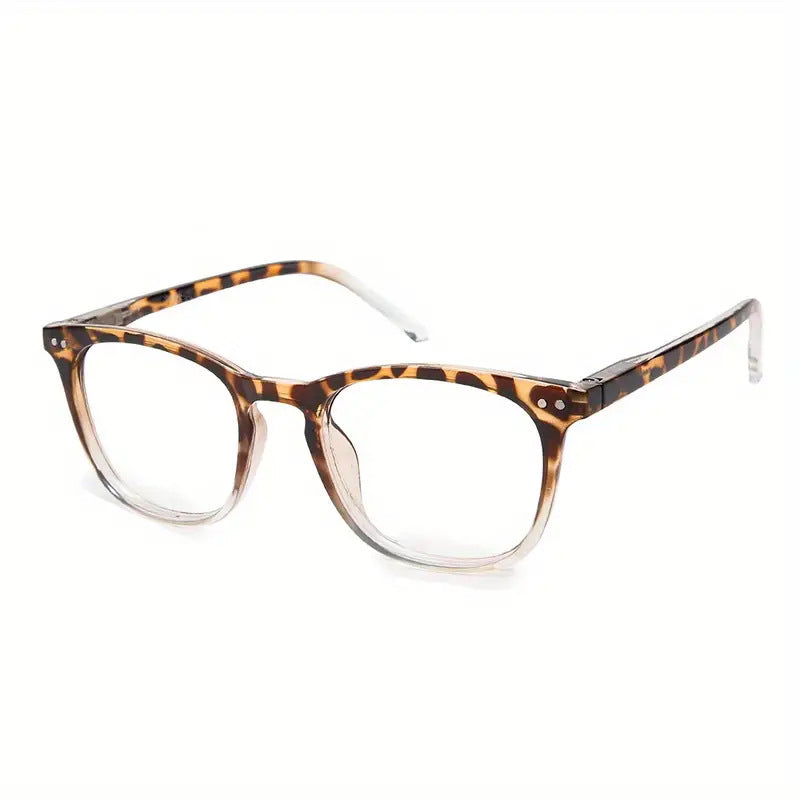 Sexede læsebriller med leopardprint til kvinder Anti-Blue Light Gradient