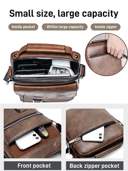 Business Casual Crossbody-taske til mænd