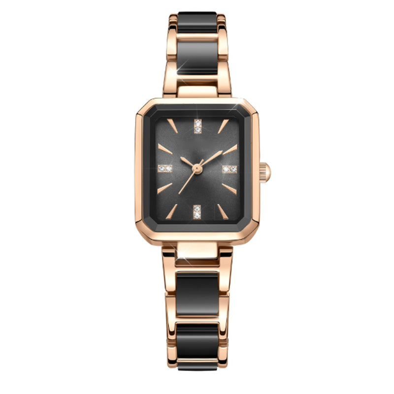 ⌚Fashion rektangulære quartz-ure til kvinder