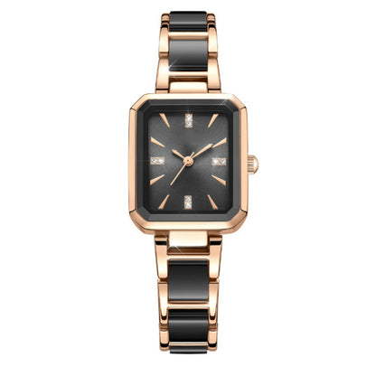 ⌚Fashion rektangulære quartz-ure til kvinder