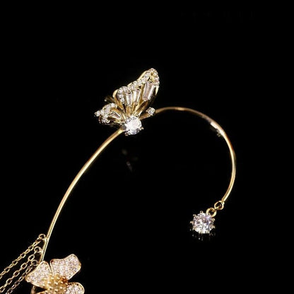 ✨🦋 Sommerfuglezirkoniaøreringe🦋✨