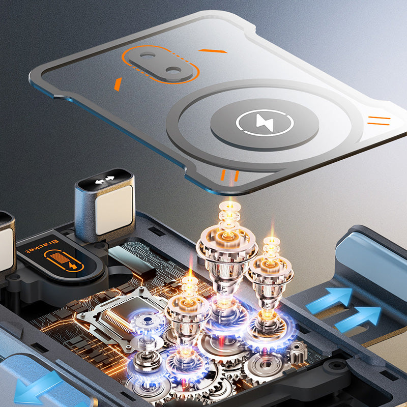 🔥OFFERTA CALDA 57% DI SCONTO🎁⚡Oltre 50.000 venduti! 📱Supporto per telefono da auto intelligente 2-in-1 rotante & caricatore wireless⚡