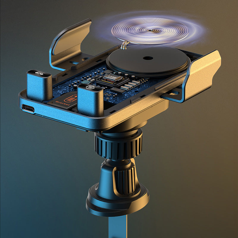 🔥OFFERTA CALDA 57% DI SCONTO🎁⚡Oltre 50.000 venduti! 📱Supporto per telefono da auto intelligente 2-in-1 rotante & caricatore wireless⚡