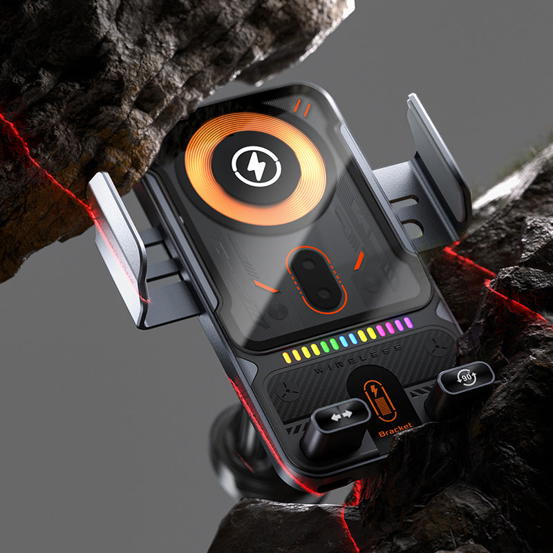 🔥OFFERTA CALDA 57% DI SCONTO🎁⚡Oltre 50.000 venduti! 📱Supporto per telefono da auto intelligente 2-in-1 rotante & caricatore wireless⚡