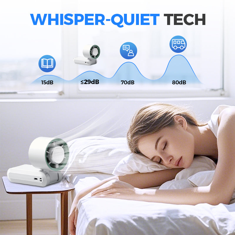 Ventilatore Portatile a Mano con Ghiaccio