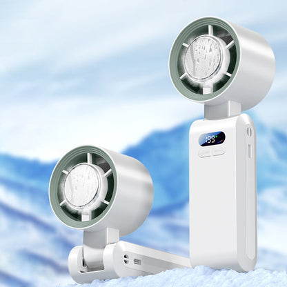 Ventilatore Portatile a Mano con Ghiaccio