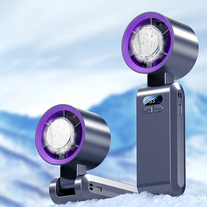 Ventilatore Portatile a Mano con Ghiaccio