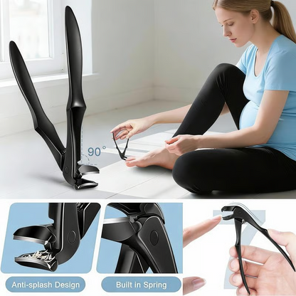 ✨🔥Tagliaunghie Curvo in Acciaio Inossidabile – Ergonomico e Facile per Anziani