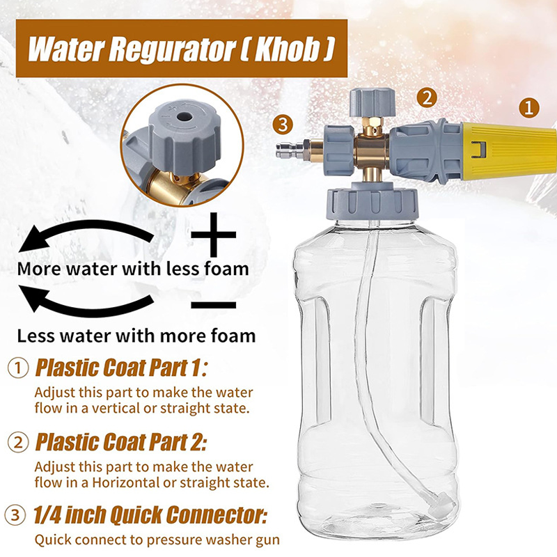 Cannone Schiumogeno ad Alta Pressione per Lavaggio Auto