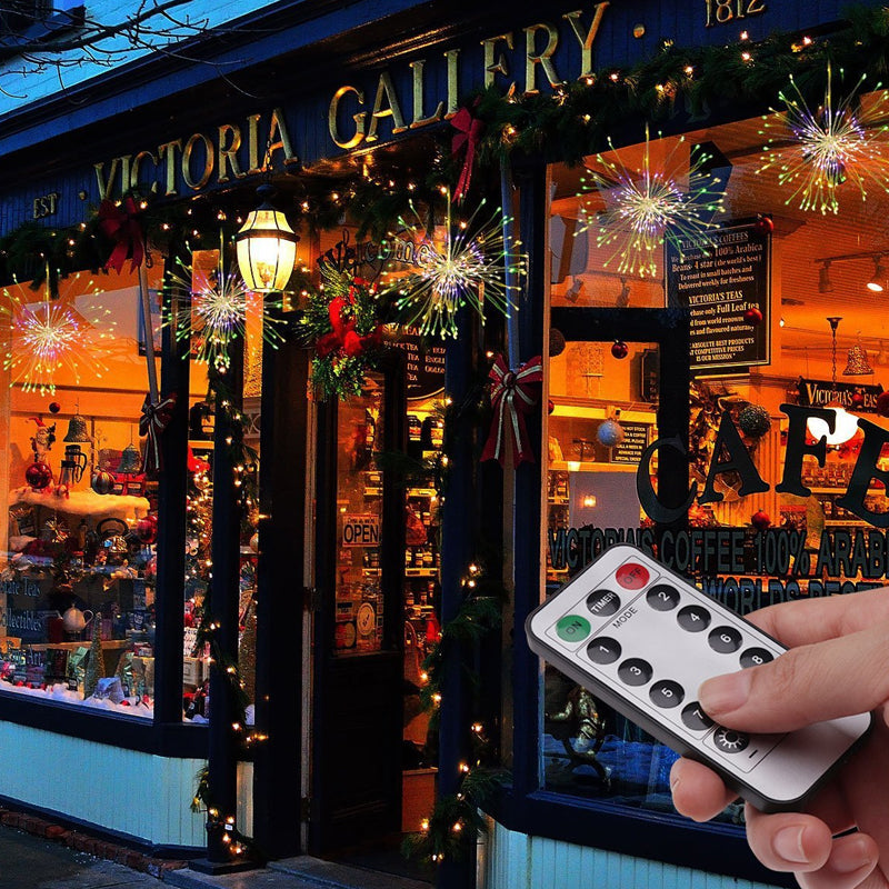 🔥 Luci a Stringa Solari a Fuochi d’Artificio per Giardino e Feste