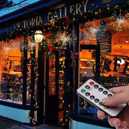 🔥 Luci a Stringa Solari a Fuochi d’Artificio per Giardino e Feste